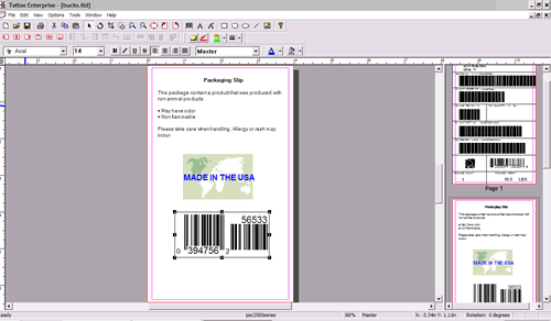 multipage labels